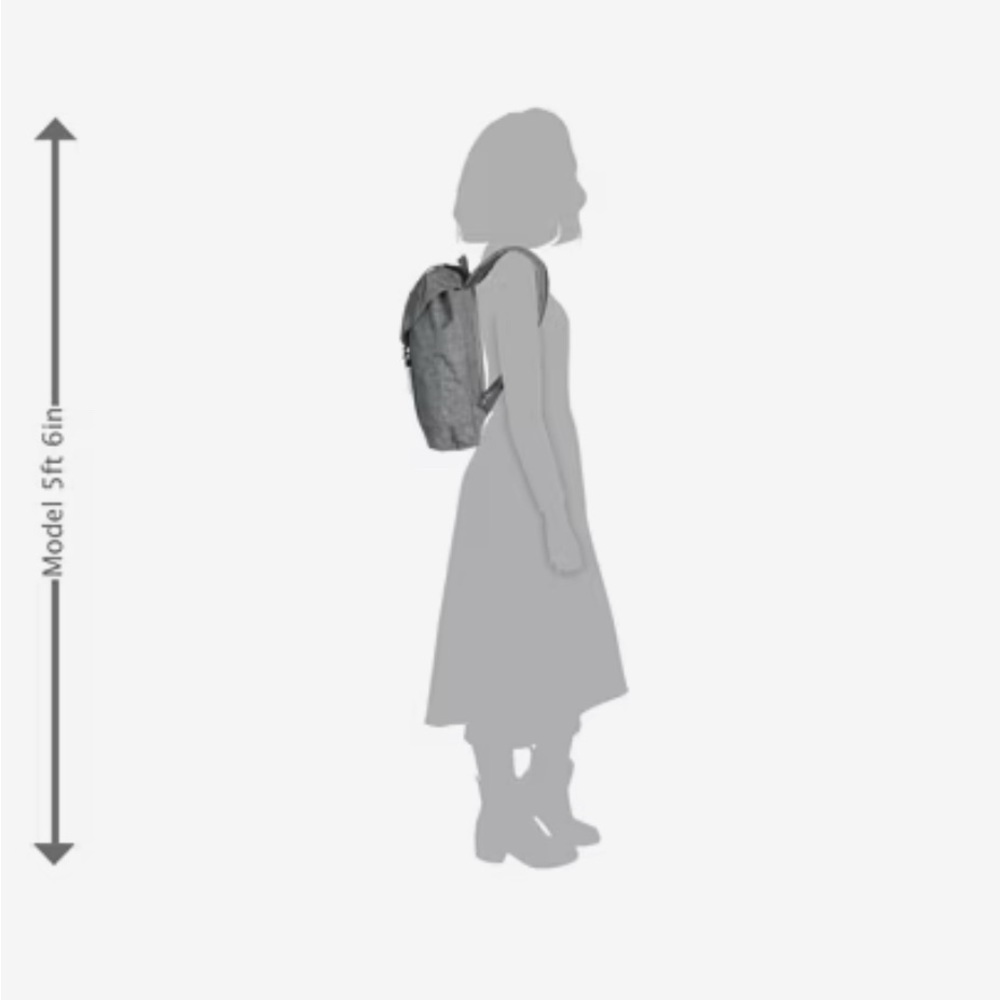 Herschel Supply Company Gray Backpack Minimalist Design - Picture 11 of 15